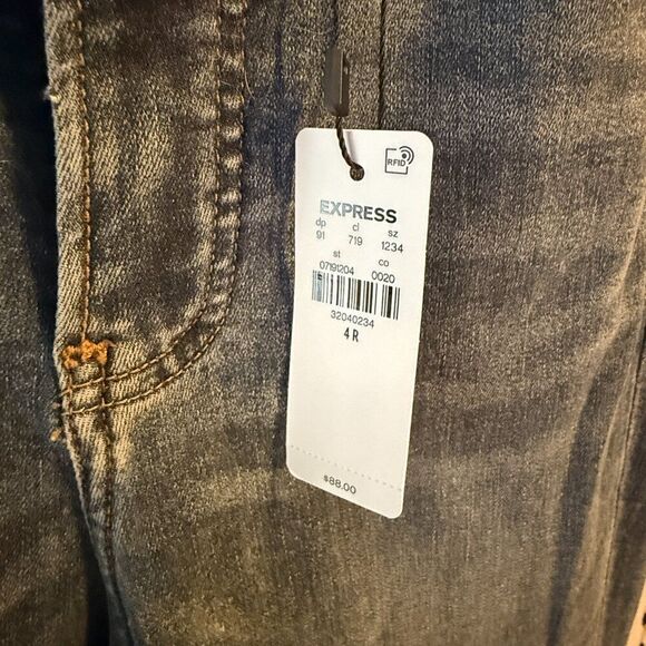 NWT Express Skinny High Rise Jeans Sz 4R - Picture 6 of 6